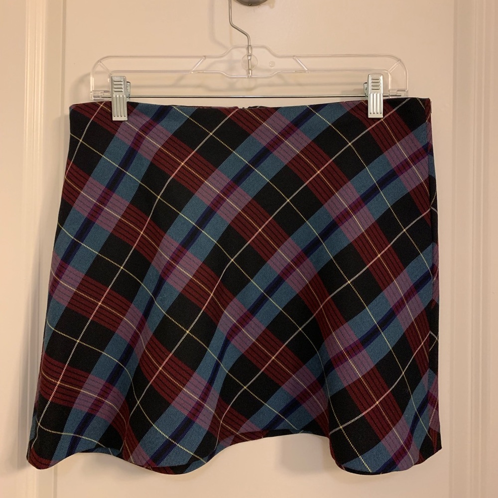 Plaid mini skirt- Zara Winter 2018 Collection